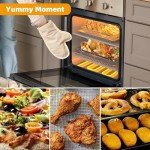 Large Stainless Steel Air Fryer Basket & Tray