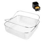 Square Air Fryer Basket for 5.8QT & 6QT