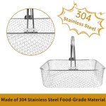 Square Air Fryer Basket for 5.8QT & 6QT