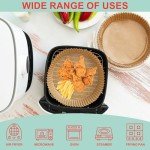 100 Pack Round Disposable Air Fryer Liners