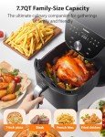 Toshiba 7.7QT Family-Sized Air Fryer with 12 Menus