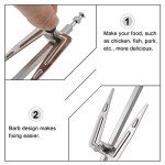 Stainless Steel Air Fryer Grill Rotisserie Forks