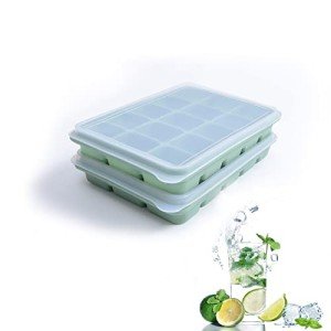 Silicone Ice Cube Trays Set of 2 - BPA Free