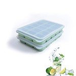 Silicone Ice Cube Trays Set of 2 - BPA Free