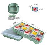 Silicone Ice Cube Trays Set of 2 - BPA Free