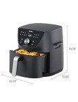 Toshiba 7.7QT Family-Sized Air Fryer with 12 Menus