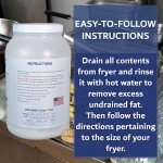 Fry-Whiz Deep Fryer Cleaning Solution - 1 Gallon