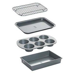 Chicago Metallic Non-Stick 4-Piece Bakeware Set