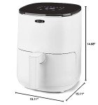 BELLA 3 Qt Touchscreen Air Fryer Oven 5-in-1
