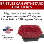 High Heat Fryer Cleaning Brush for Commercial Kitchens