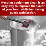 High Heat Fryer Cleaning Brush for Commercial Kitchens