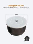 Goldlion Silicone Lid for Ninja Foodi Air Fryer