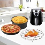 LANTRO JS 8" Air Fryer Baking Pans