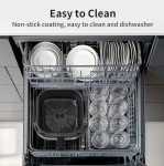 TOKIT 4.8QT Compact Air Fryer with Recipes