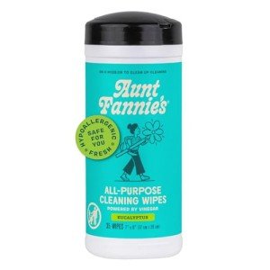Eucalyptus Scented Biodegradable Vinegar Wipes, 35 Pack