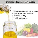 3-in-1 Glass Oil Dispenser with Silicone Brush