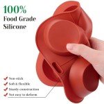 Non-Stick Silicone Egg Bite Muffin Pans - 2 Pack