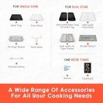 24Qt Dual Zone Air Fryer Oven with Rotisserie