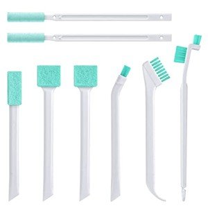 8-Pack Mini Cleaning Brushes for Tight Spaces