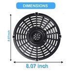 8.1" Round Air Fryer Grill Pan Accessory