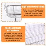 Eyourlife Stainless Steel Air Fryer Basket 12.8"x9.6