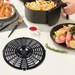 8.1" Round Air Fryer Grill Pan Accessory