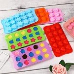 Flower Shape Silicone Chocolate Candy Molds Set