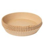 Non-Stick Air Fryer Liners - 100 Round Sheets