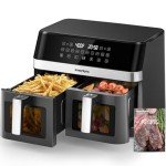 12QT Dual Zone Air Fryer with Touchscreen