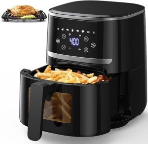 Adoolla 5 Qt Touch Screen Air Fryer Oven