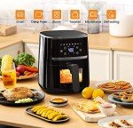Adoolla 5 Qt Touch Screen Air Fryer Oven