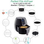 10-Piece Air Fryer Accessory Set for Most Brands