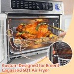 Air Fryer Accessories Set for Emeril Lagasse 26 Qt