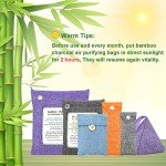 Bamboo Charcoal Odor Absorbers - 12 Pack 100g