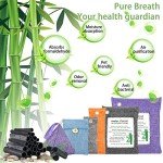 Bamboo Charcoal Odor Absorbers - 12 Pack 100g
