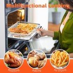 Oven Air Fryer Basket Set with Parchment Papers