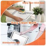 Oven Air Fryer Basket Set with Parchment Papers