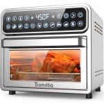 13 QT Air Fryer Toaster Oven Combo, Stainless Steel