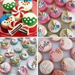 3-Piece Silicone Oreo Cookie Mold Set