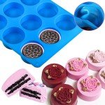 3-Piece Silicone Oreo Cookie Mold Set