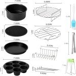 Air Fryer Accessories Set for 3.5qt-4.5qt Models