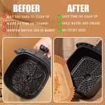 250 Pcs Non-Stick Air Fryer Parchment Liners