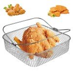8-Inch Stainless Steel Air Fryer Basket