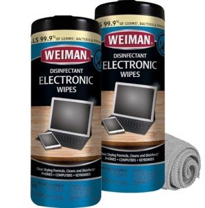 Weiman E-Tronic Cleaning Wipes, 30 Count