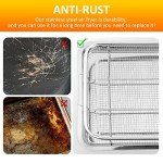 Stainless Steel Air Fryer Basket and Tray Set