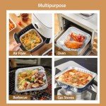 Non-Stick Disposable Aluminum Foil Liners - 50PCS