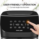 RAMJOY 6.8 Quart Air Fryer with 10 Functions