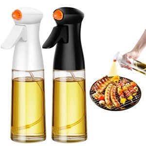 Olive Oil Sprayer Bottles - 2 Pack, 230mL