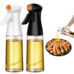 Olive Oil Sprayer Bottles - 2 Pack, 230mL