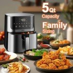 ASZ 5qt Digital Air Fryer - Compact & Versatile